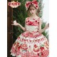 Mademoiselle Pearl Strawberry Cutsew Cardigan Blouses Skirt JSKs and OPs(Reservation/Full Payment Without Shipping)